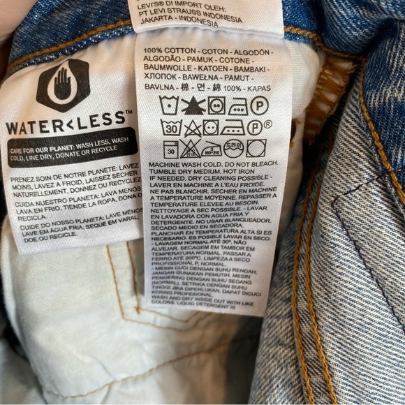 Levi’s 501 High Rise Skinny Jeans In Medium Blue Wash - Picture 14 of 15